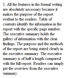 How Should You Structure Longer and Formal Reports